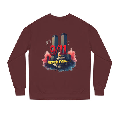 9/11 Never Forget Sweatshirt — Twin Towers Memorial Crewneck