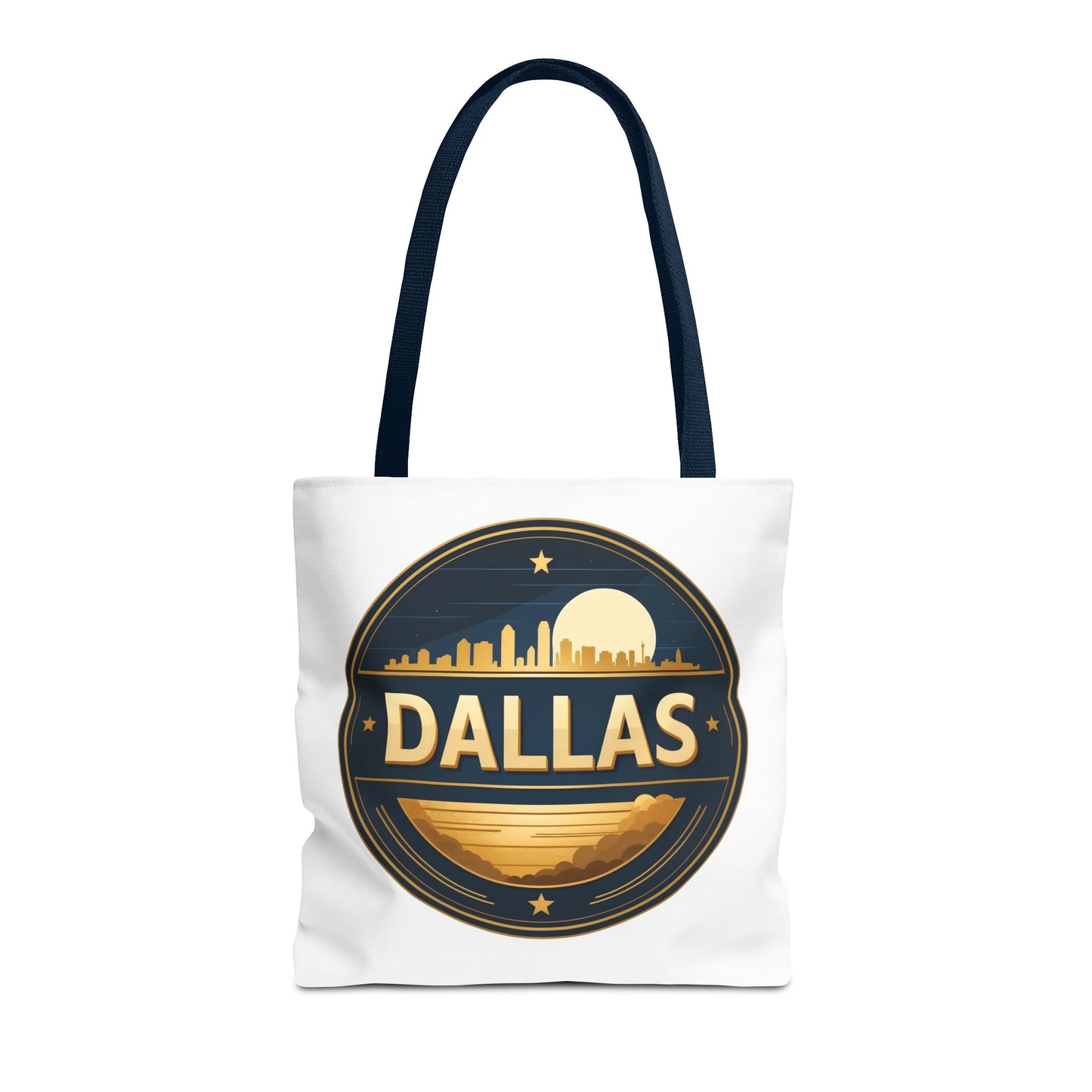 Dallas Skyline Circle Tote