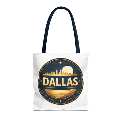 Dallas Skyline Circle Tote