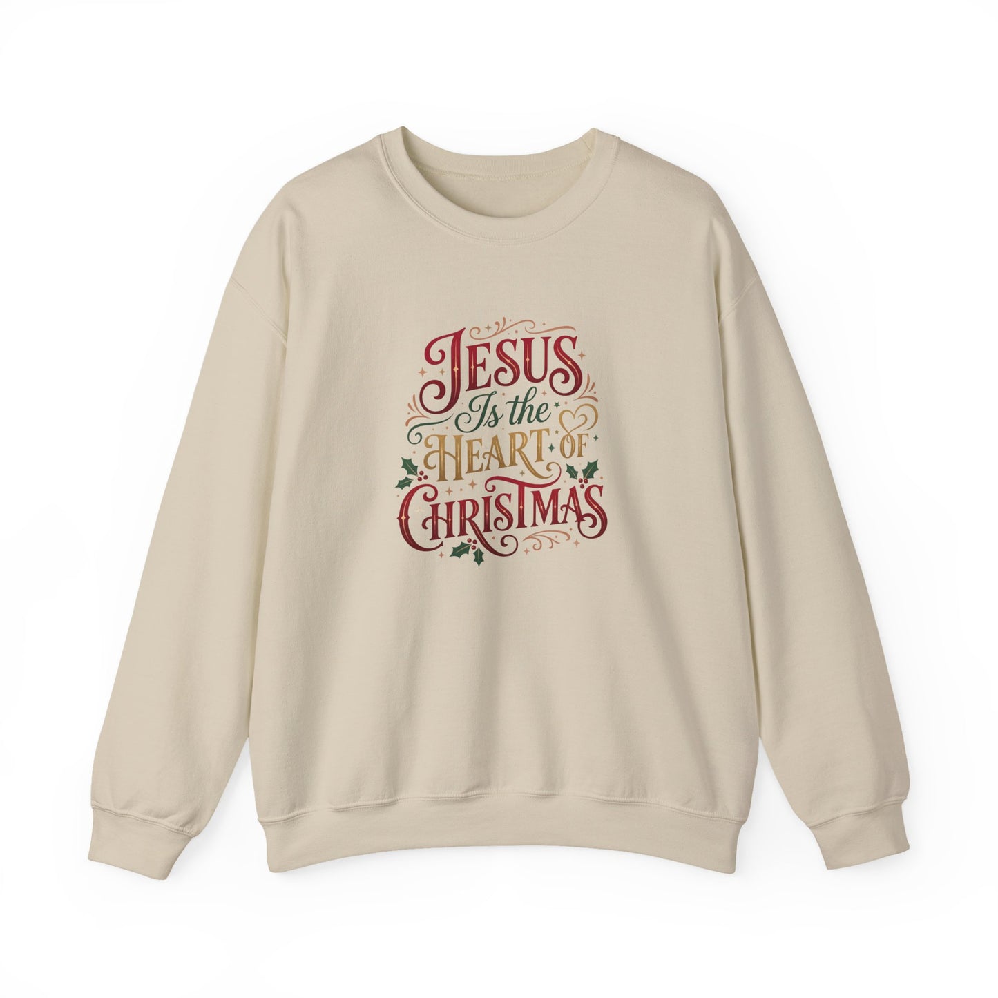 “Jesus Is the Heart of Christmas” Sweatshirt