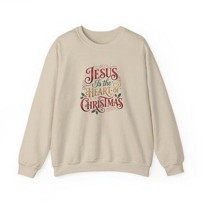 “Jesus Is the Heart of Christmas” Sweatshirt