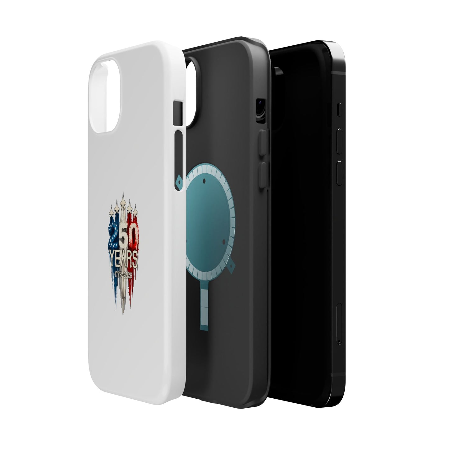 50 Years Patriotic iPhone Case — American Flag Anniversary Magnetic Impact-Resistant Case