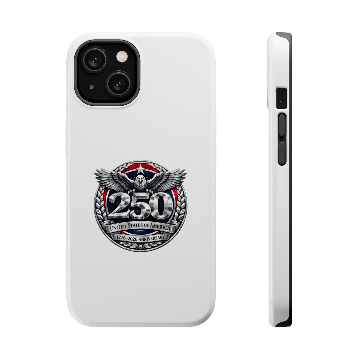 iPhone Magnetic Impact Case — 250th Anniversary Eagle Badge Design