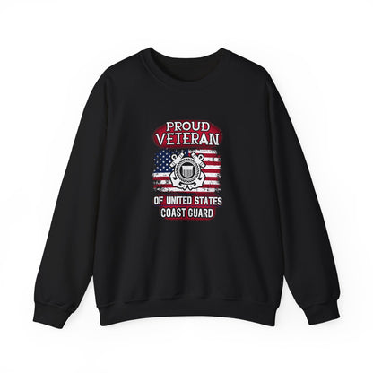 Proud Veteran of United States Coast Guard Sweatshirt