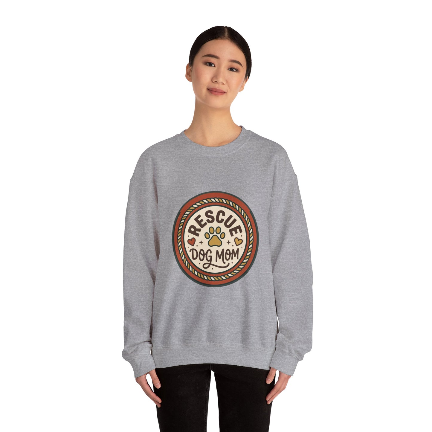 Rescue Dog Mom Sweatshirt | rescue pride, fur baby