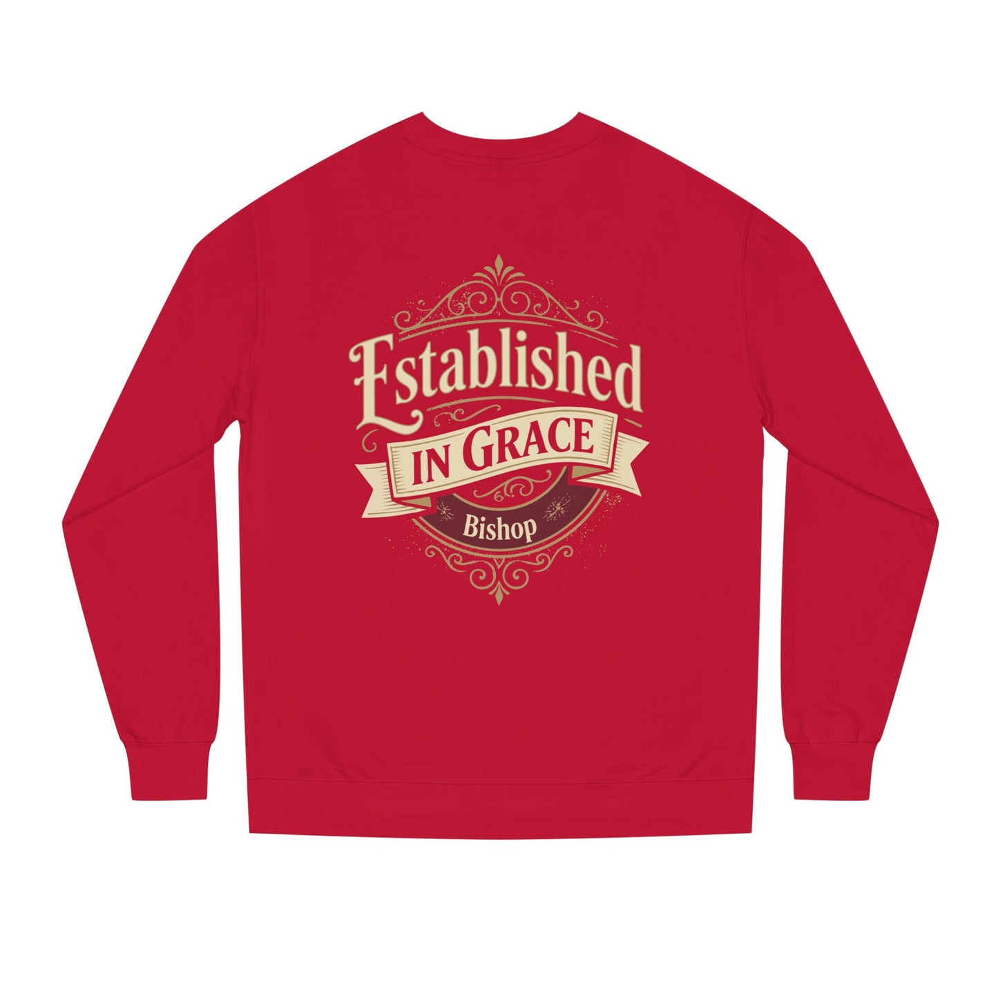 Established in Grace Sweatshirt — 'Established in Grace' Vintage Faith Crewneck