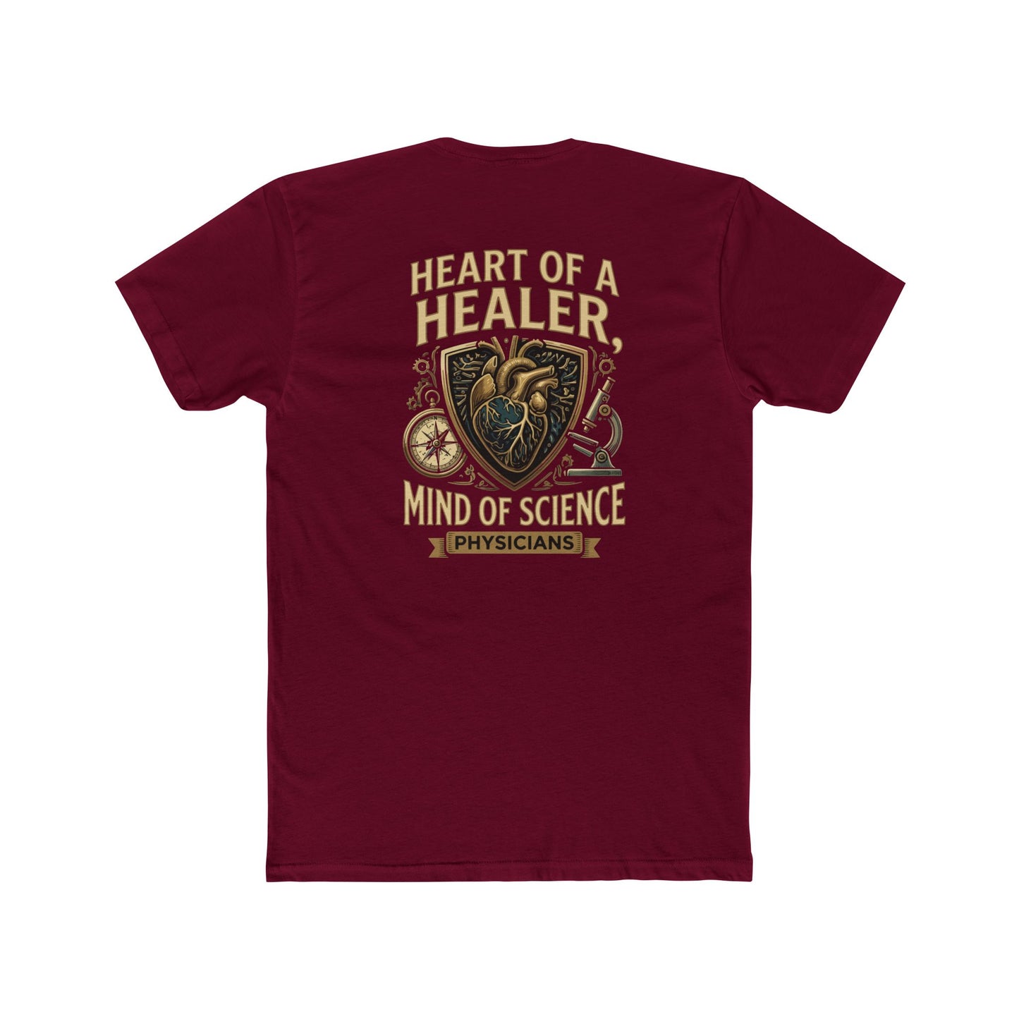 Physician T-Shirt — "Heart of a Healer, Mind of Science" Medical Tee