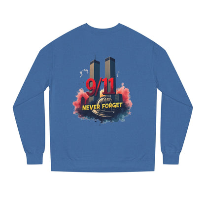 9/11 Never Forget Sweatshirt — Twin Towers Memorial Crewneck