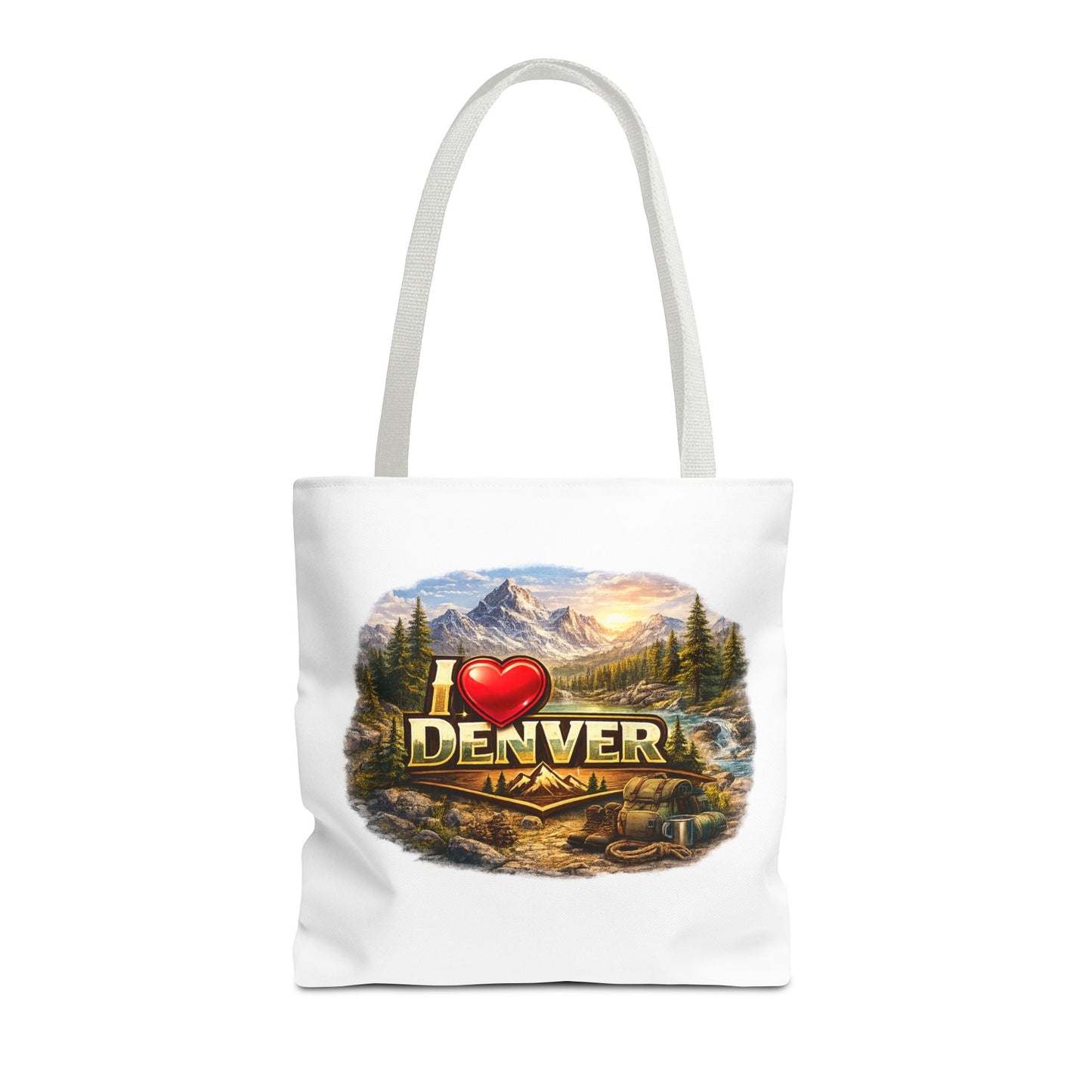 I  Denver Scenic Tote Bag — Colorado Mountain Travel Souvenir