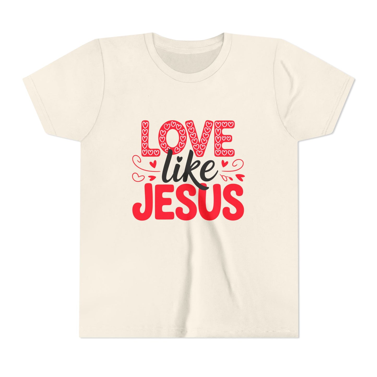 Youth Tee - "Love Like Jesus" Christian Kids Shirt