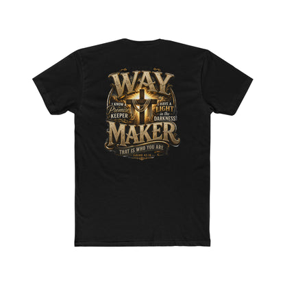 Waymaker T-Shirt — Christian Faith Graphic Tee with Cross and Inspirational Verse