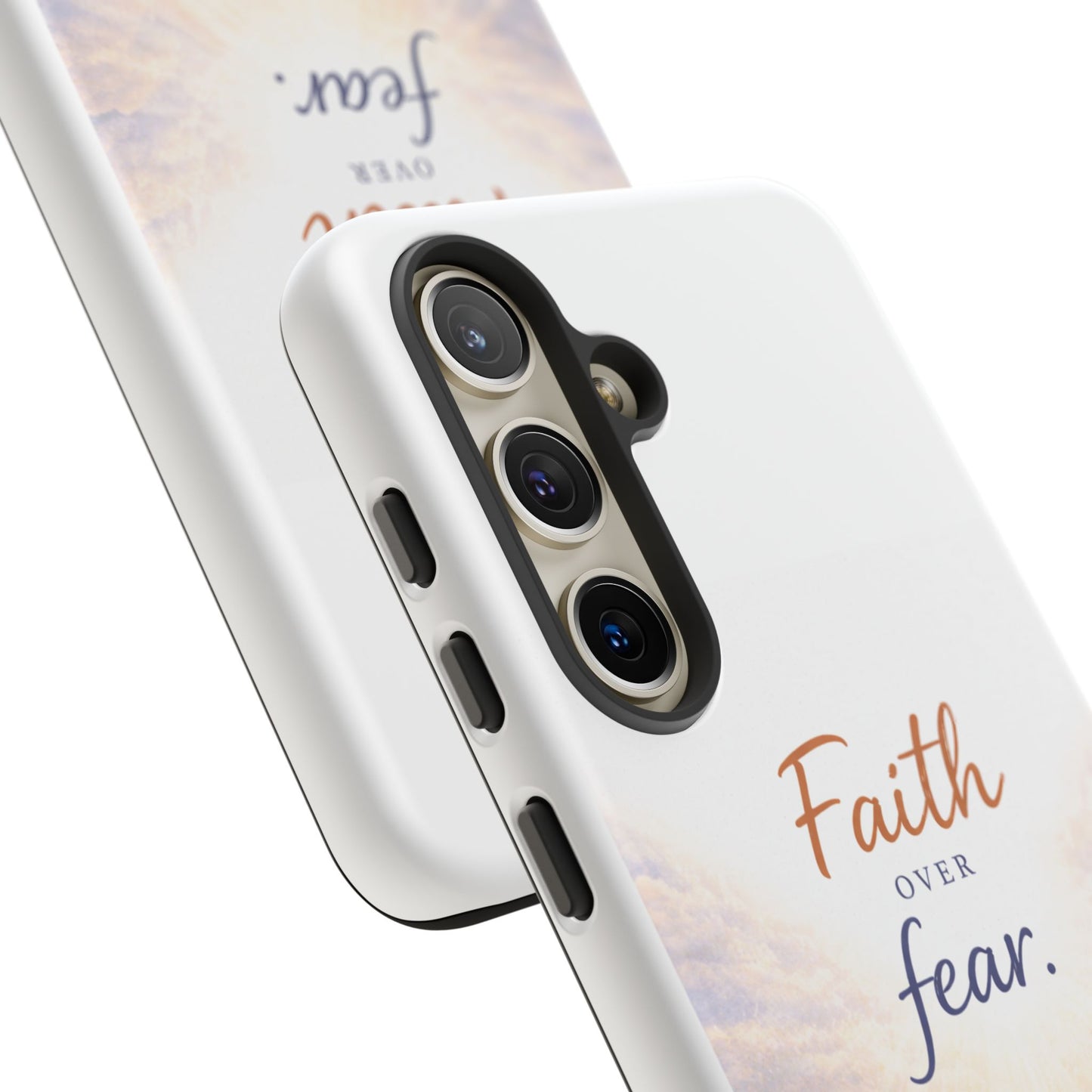Faith Over Fear Phone Case — Inspirational Christian iPhone Cover