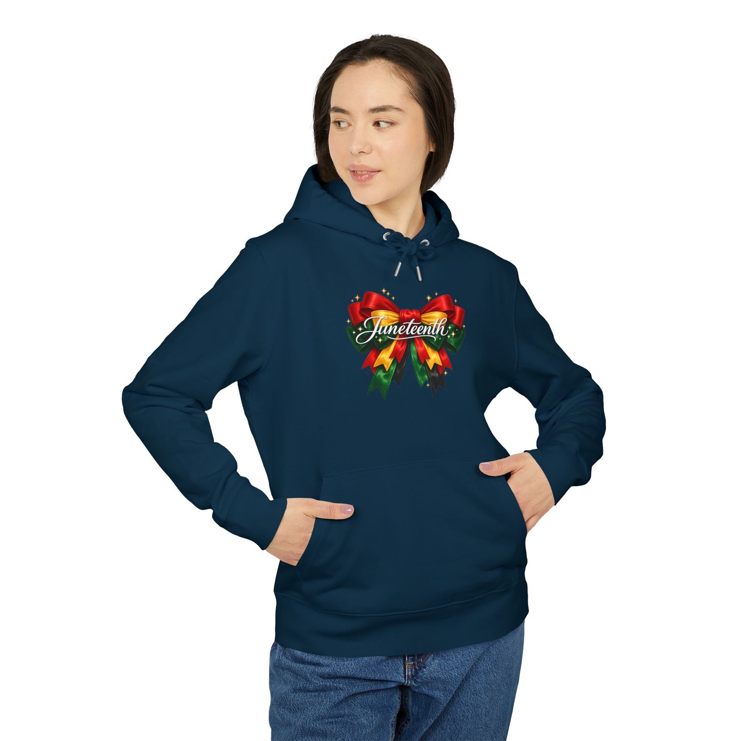 Juneteenth Ribbon Hoodie — Juneteenth Celebration Pullover