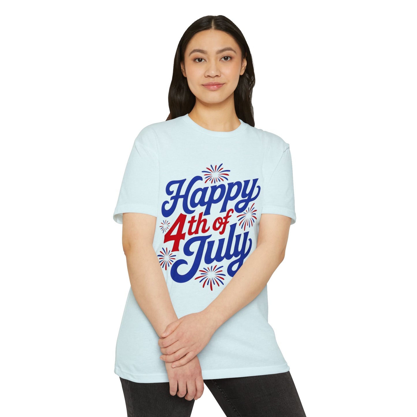 Happy 4th of July T-Shirt — Retro Fireworks Independence Day Tee