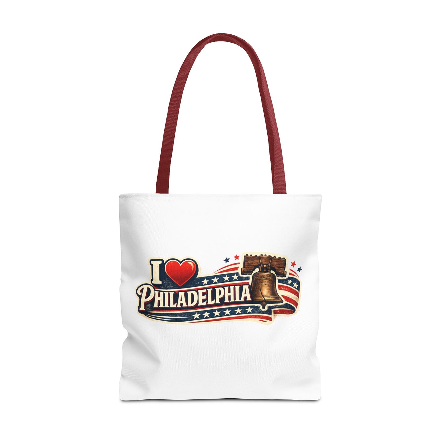 I  Philadelphia Liberty Bell Tote Bag — American Flag City Souvenir