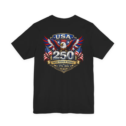 USA 250th Eagle T-Shirt — 1776–2026 Patriotic American Independence Tee