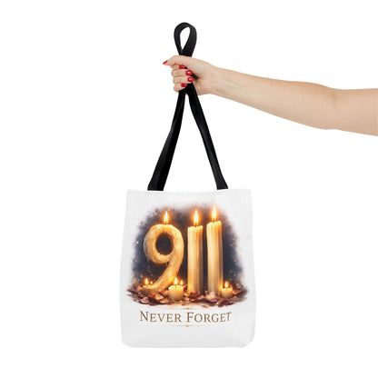 9/11 Never Forget Memorial Tote Bag