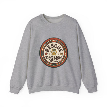 Rescue Dog Mom Sweatshirt | rescue pride, fur baby