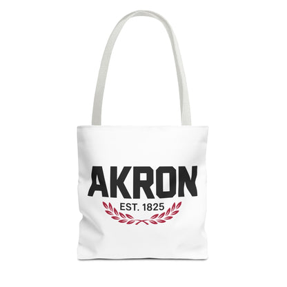 Akron Est. 1825 Tote Bag — City Pride Canvas Tote