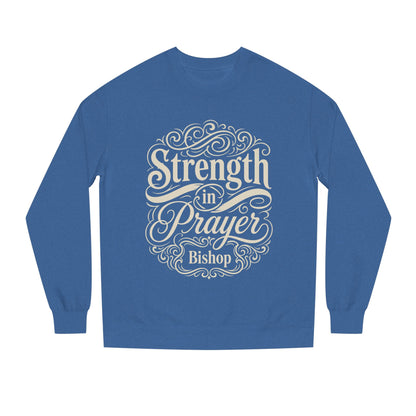 Strength in Prayer Sweatshirt — Inspirational Christian Crewneck for Faith & Encouragement
