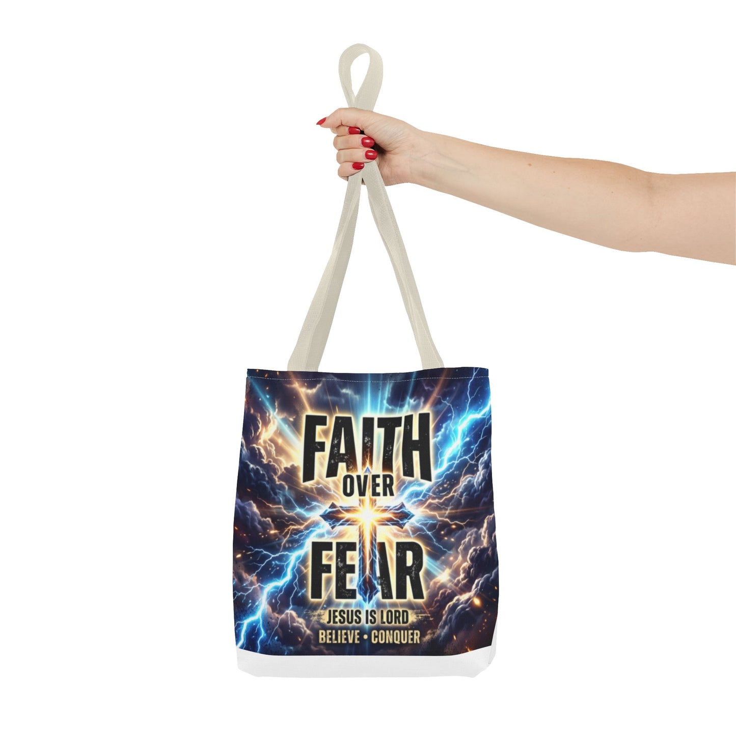 Faith Over Fear Tote Bag