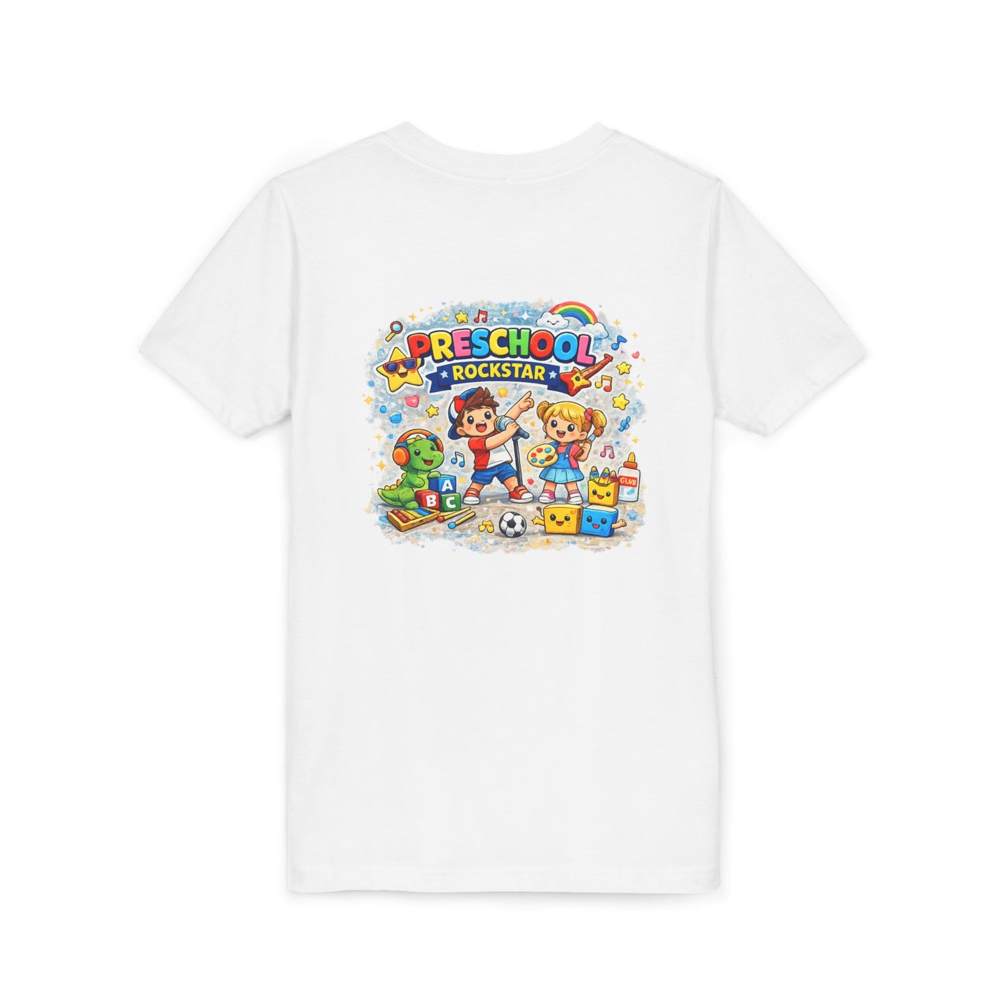 Preschool Rockstar Youth Tee — Cute Back-to-School Toddler Shirt