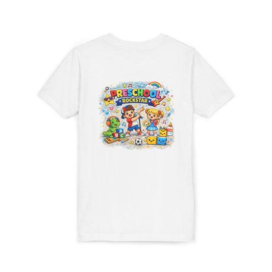 Preschool Rockstar Youth Tee — Cute Back-to-School Toddler Shirt
