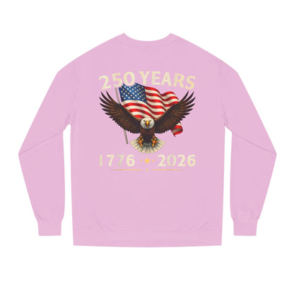 250 Years 1776–2026 Eagle Flag Crewneck Sweatshirt