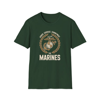 Honor Courage Commitment The Marines T‑Shirt