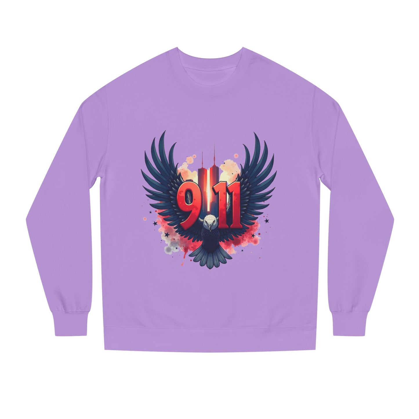 9/11 Memorial Sweatshirt – Eagle Wings Tribute Crewneck