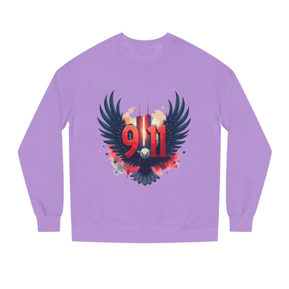 9/11 Memorial Sweatshirt – Eagle Wings Tribute Crewneck