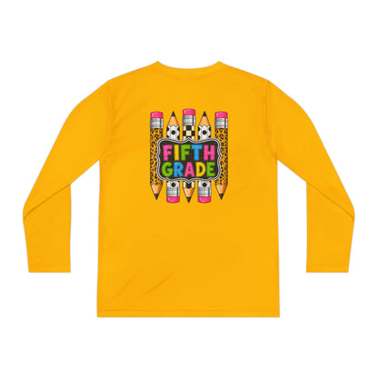 Fifth Grade Pencil Graphic Youth Long Sleeve Tee