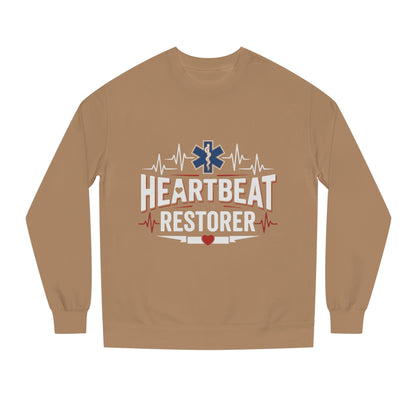 Heartbeat Restorer Sweatshirt — EMS Paramedic Crewneck for First Responders