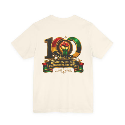 100 Years Anniversary Tee — "Honoring the Past, Empowering the Future" Centennial T-Shirt (1926–2026)