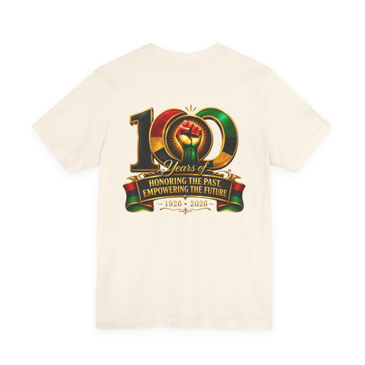 100 Years Anniversary Tee — "Honoring the Past, Empowering the Future" Centennial T-Shirt (1926–2026)