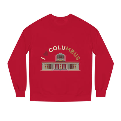 Columbus Landmark Crewneck Sweatshirt — I  Columbus Statehouse Design
