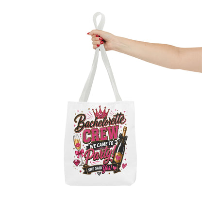 Bachelorette Crew Party Tote Bag — 'We Came to Party' Bridal Shower Gift