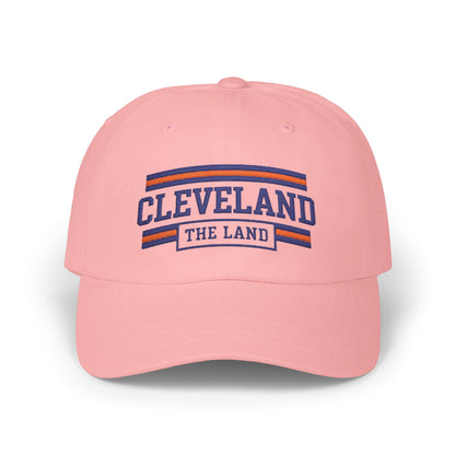 Cleveland "The Land" Classic Dad Cap — Embroidered White Baseball Hat