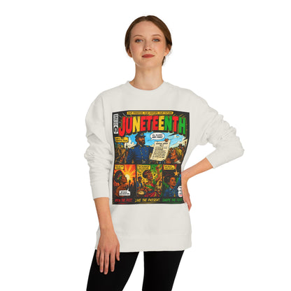 Juneteenth Comic Sweatshirt — Juneteenth Celebration Graphic Crewneck