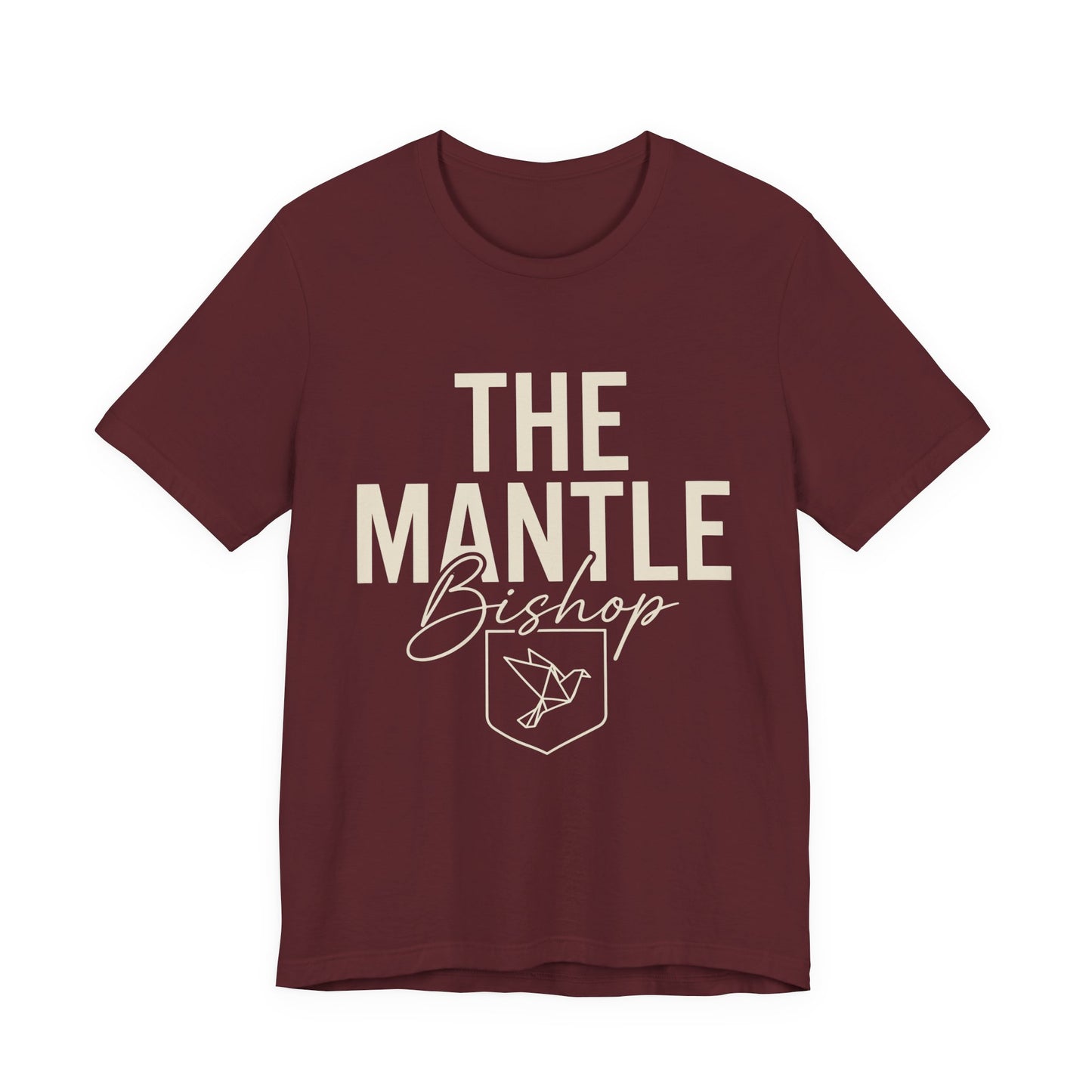 The Mantle Bishop T‑Shirt — Vintage Shield Dove Christian Tee