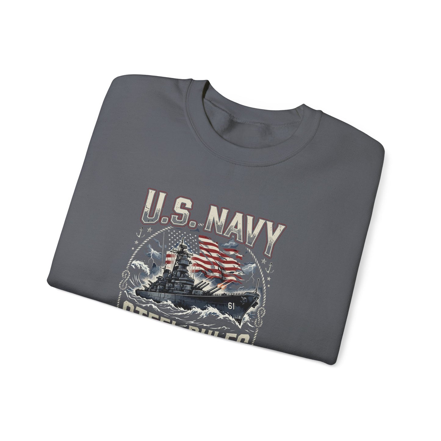 U.S. Navy Steel Rules the Sea Sweatshirt