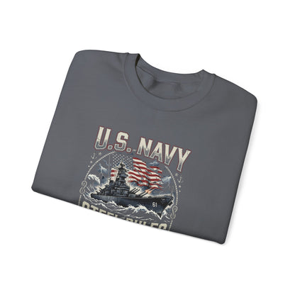 U.S. Navy Steel Rules the Sea Sweatshirt