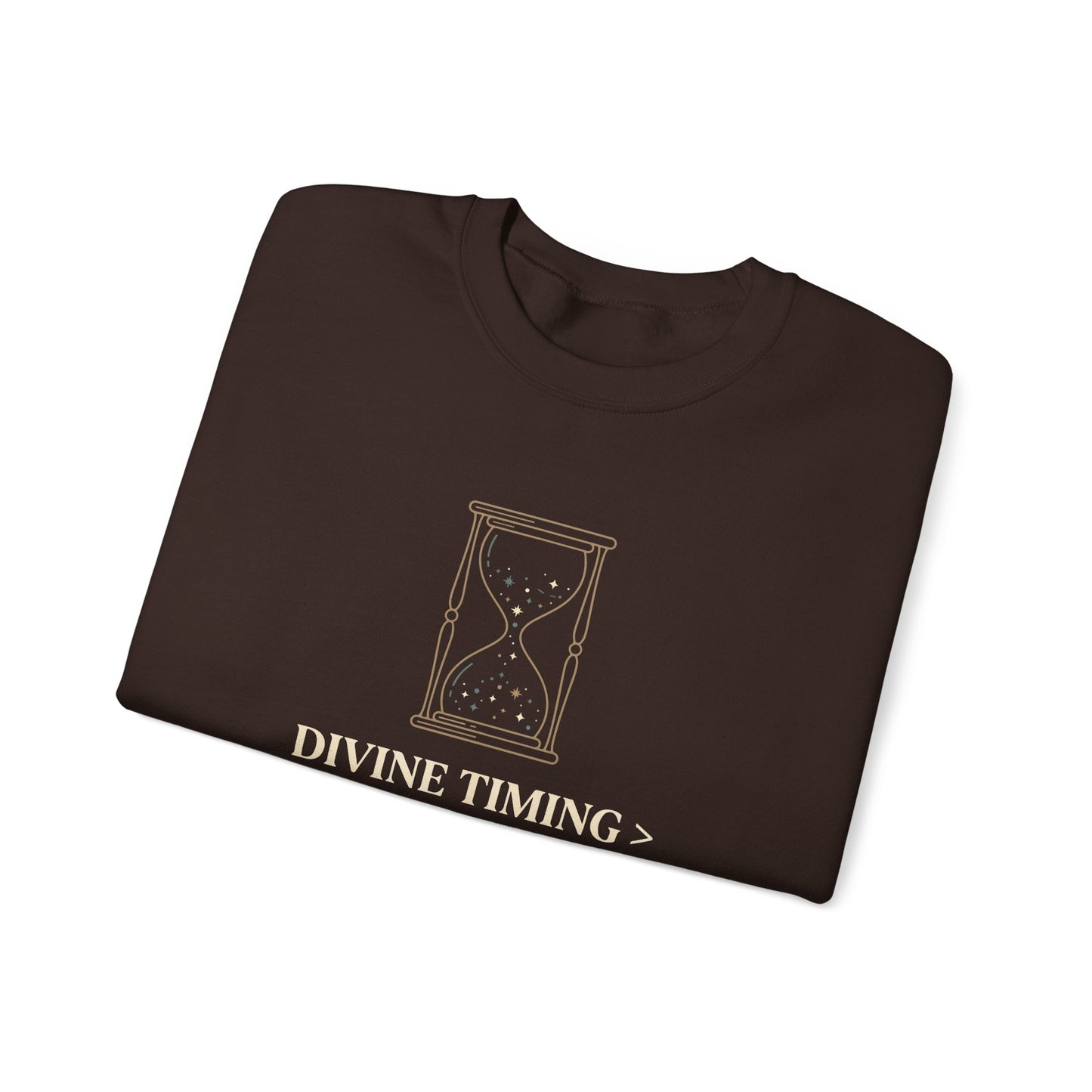 Divine Timing Human Rushing  Sweatshirt