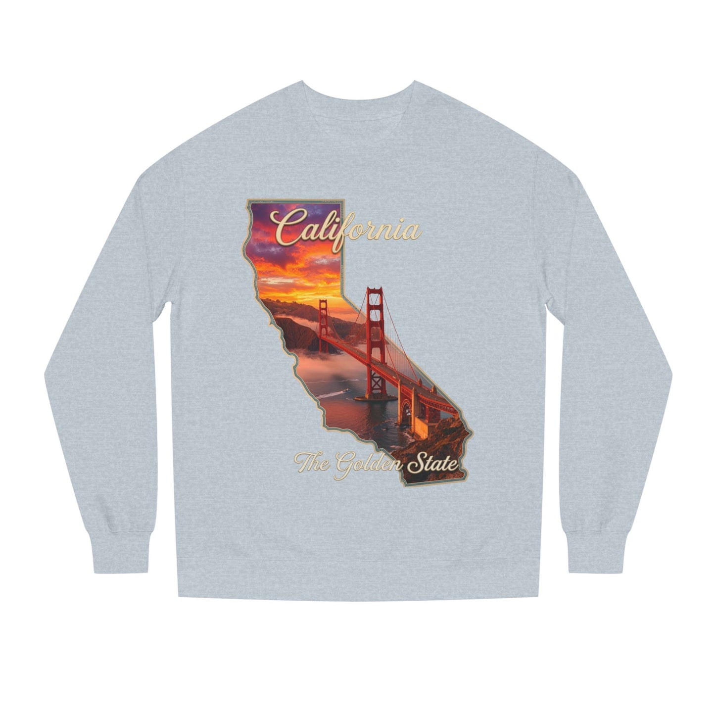 California Golden State Sweatshirt — Golden Gate Sunset Crew