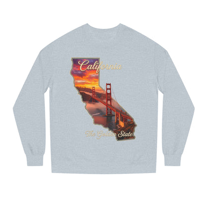 California Golden State Sweatshirt — Golden Gate Sunset Crew