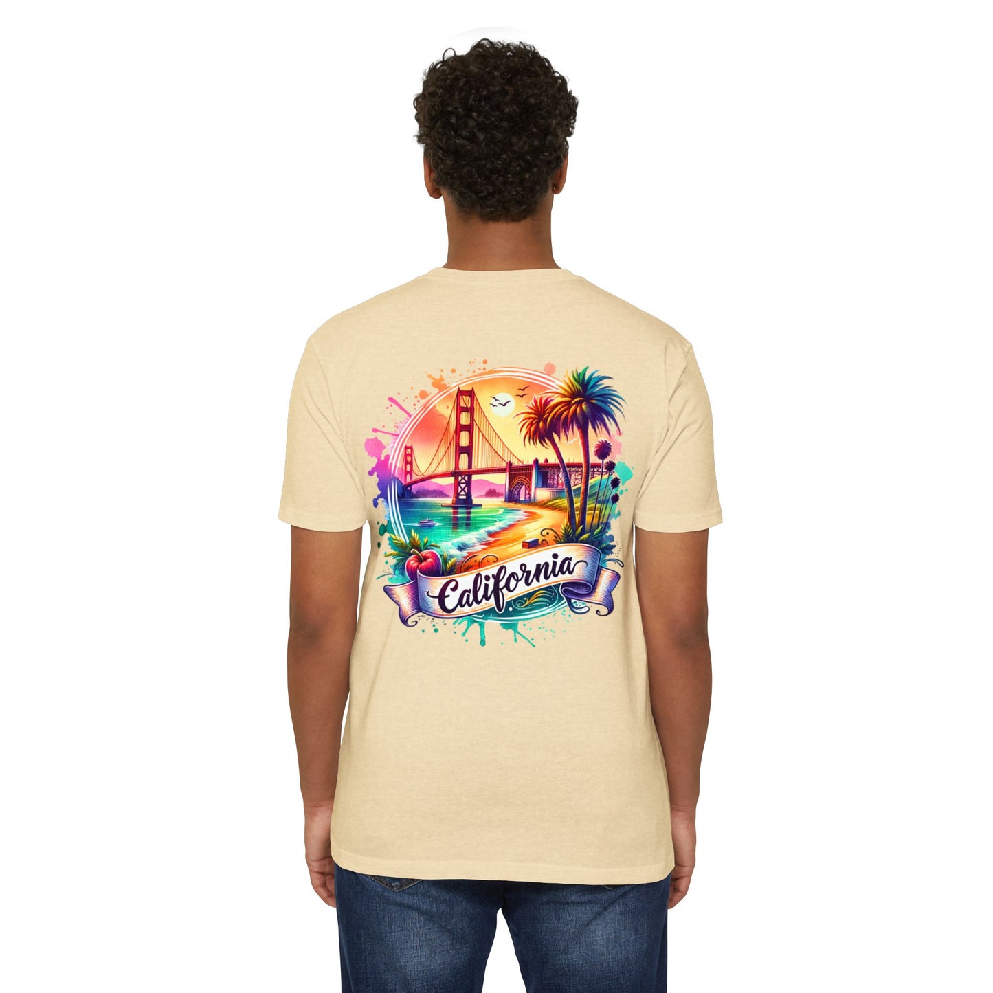 California Sunset T-Shirt — Golden Gate Palm Beach Graphic Tee