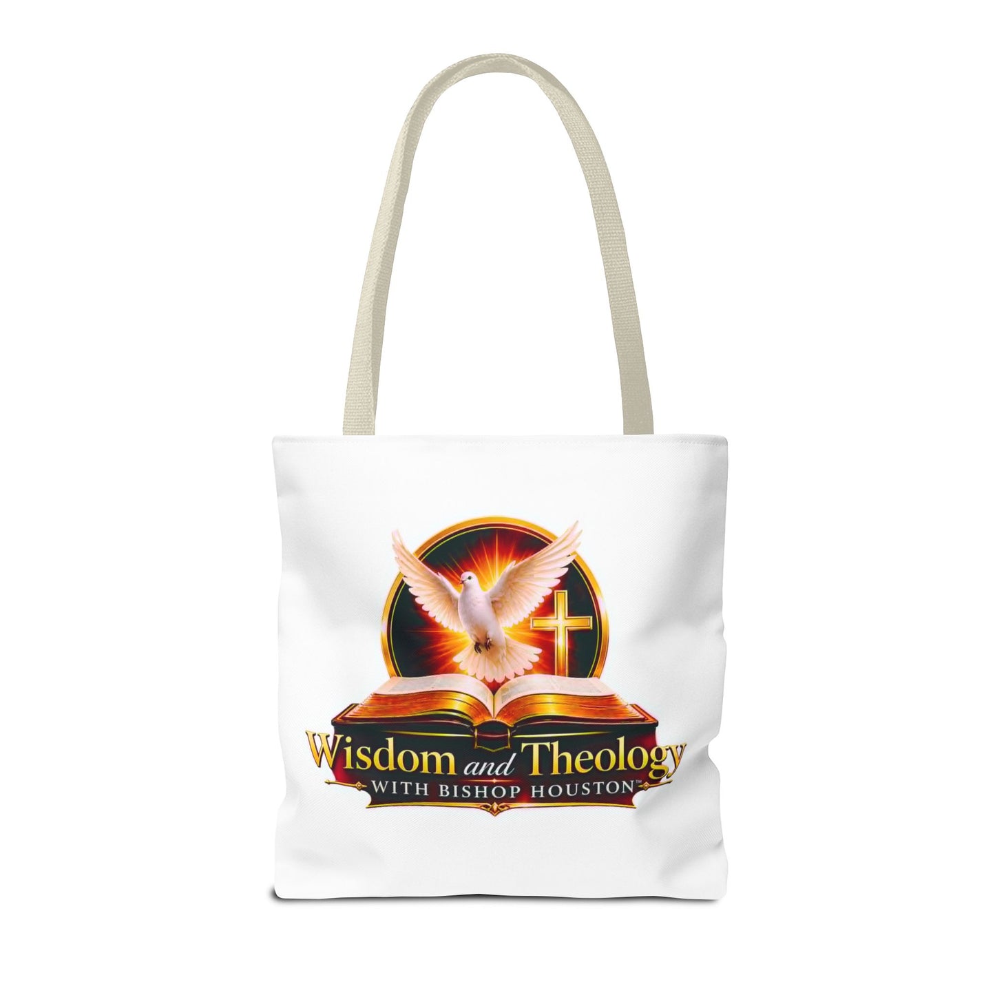 Christian Wisdom & Theology Tote Bag — 'Wisdom and Theology with Bishop Houston' Inspirational Faith Tote