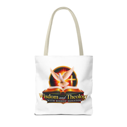 Christian Wisdom & Theology Tote Bag — 'Wisdom and Theology with Bishop Houston' Inspirational Faith Tote