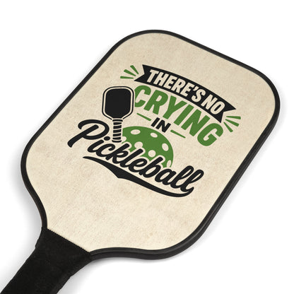 Pickleball Paddles Set — “There’s No Crying in Pickleball” Paddle Kit (2 Paddles + Balls)