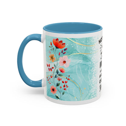 Mother Coffee Mug — “Not Just a Word but a Whole World” Floral Gift (11/15oz)